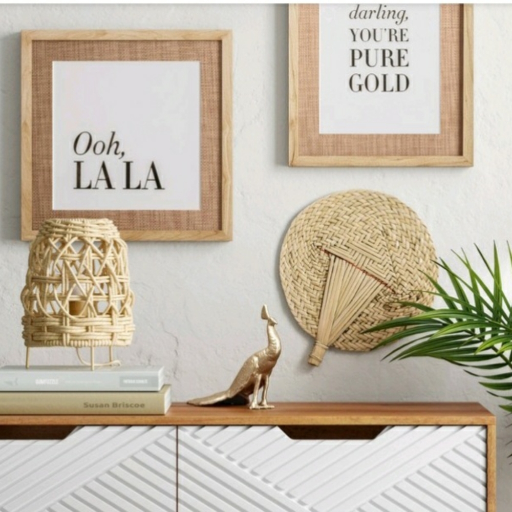 NWT!! OPALHOUSE Ritual Palm Leaf Wall Decor